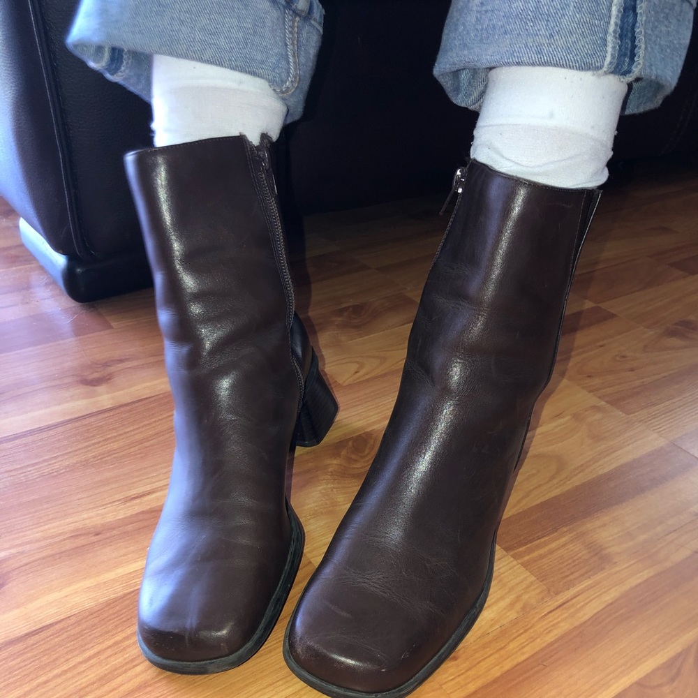 90s square toe boots